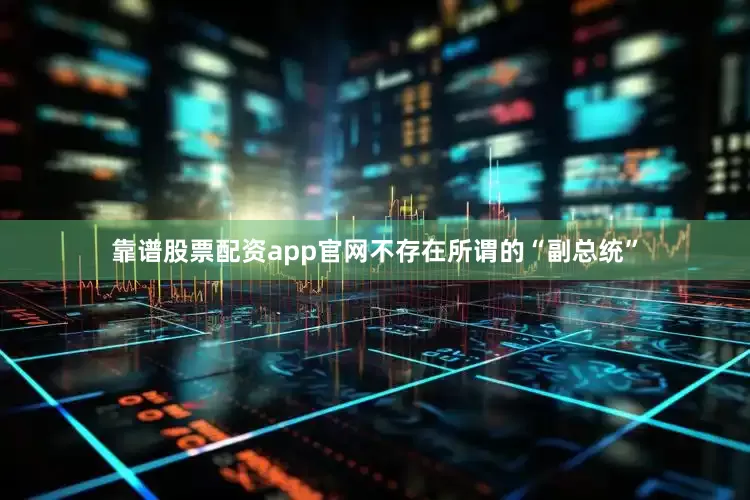靠谱股票配资app官网不存在所谓的“副总统”